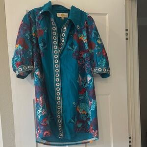 Anna cate blue mini dress